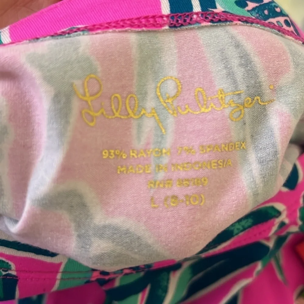 Lilly Pulitzer UPS 50+ mini Sophie dress in Mandevilla pink extra lucky L&XL NWT